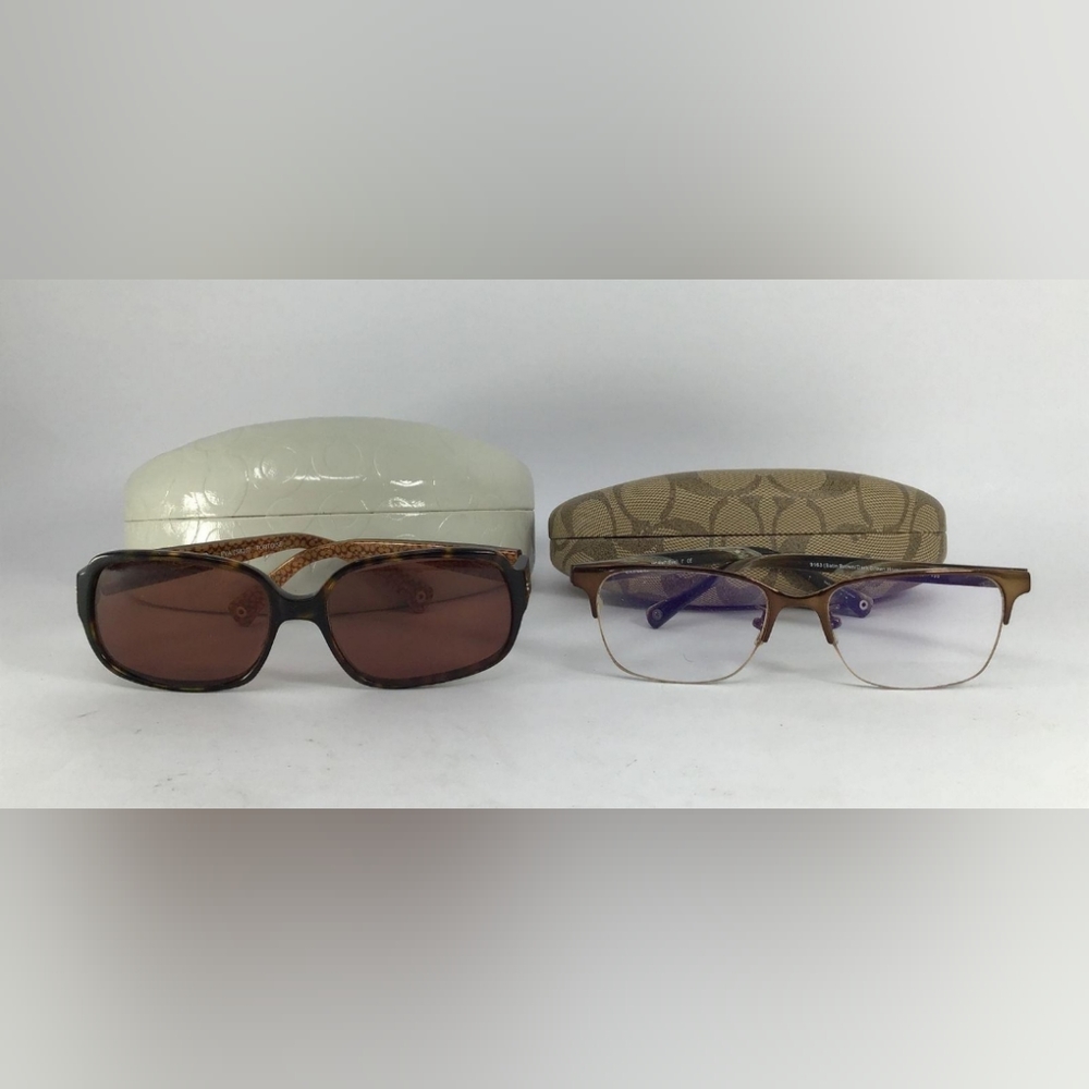 Coach eyeglasses and sunglasses eyewear